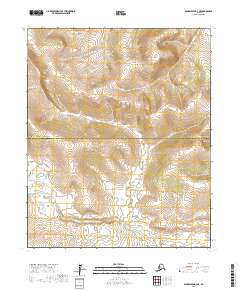 USGS Topographic Map – Bendeleben B-2 NE