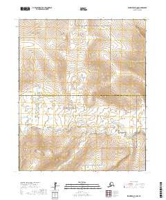 USGS Topographic Map – Bendeleben B-2 NW