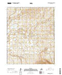 USGS Topographic Map – Bendeleben B-4 NW