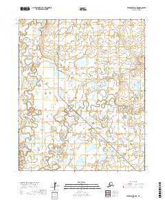 USGS Topographic Map – Bendeleben B-5 NE