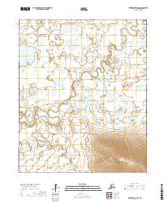 USGS Topographic Map – Bendeleben B-5 SW