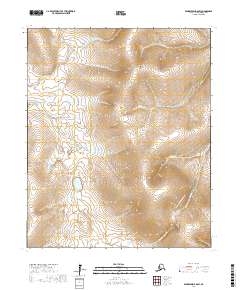 USGS Topographic Map – Bendeleben B-6 SW