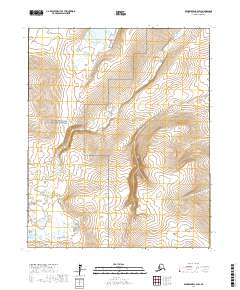 2017 Map of Bendeleben C-2 SW, 2017 Print