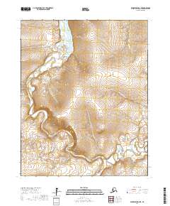 USGS Topographic Map – Bendeleben D-2 NE