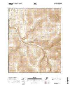 USGS Topographic Map – Bendeleben D-4 NE