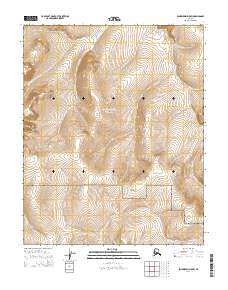 2014 Map of Bendeleben D-5 SW, 2014 Print