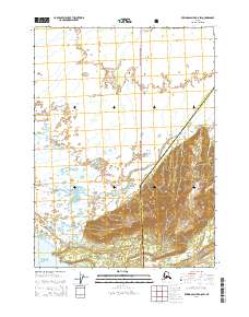 2014 Map of Bering Glacier A-8 SW, 2014 Print