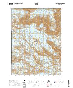 2017 Map of Bering Glacier B-1 SW, 2017 Print