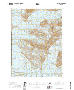 2017 Map of Bering Glacier B-2 SE, 2017 Print