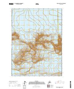 2017 Map of Bering Glacier B-3 NE, 2017 Print