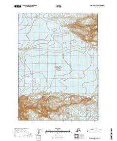 2017 Map of Bering Glacier B-3 SE, 2017 Print