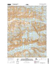 2016 Map of Bering Glacier B-4 SE, 2016 Print