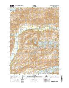2016 Map of Bering Glacier B-4 SW, 2016 Print