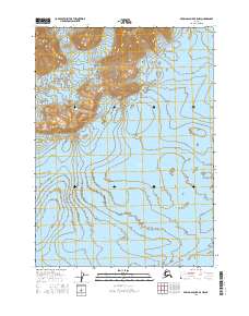 2016 Map of Bering Glacier B-5 NW, 2016 Print