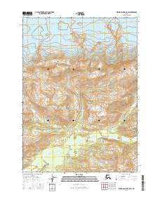 2016 Map of Bering Glacier B-5 SW, 2016 Print