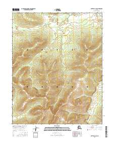 2016 Map of Bettles A-6 SE, 2016 Print
