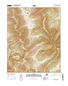 2016 Map of Bettles A-6 SW, 2016 Print