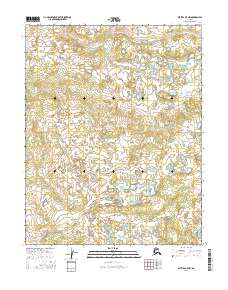 2016 Map of Bettles B-5 NW, 2016 Print