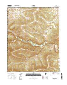 2016 Map of Bettles B-6 SE, 2016 Print