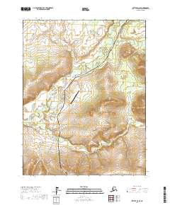 USGS Topographic Map – Bettles D-2 SE