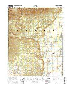 2016 Map of Bettles D-4 SW, 2016 Print