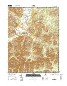 2016 Map of Bettles D-5 NE, 2016 Print