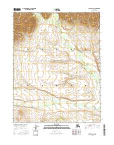 2016 Map of Bettles D-6 SE, 2016 Print