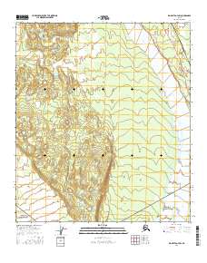 2016 Map of Big Delta A-4 SW, 2016 Print