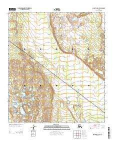 2013 Map of Big Delta A-5 SE, 2013 Print