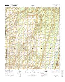 2016 Map of Big Delta A-6 NW, 2016 Print