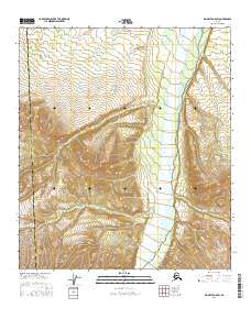 2016 Map of Big Delta A-6 SW, 2016 Print
