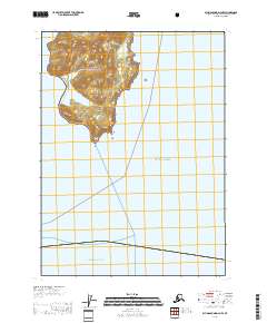 USGS Topographic Map – Blying Sound D-4 NW