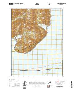 USGS Topographic Map – Blying Sound D-5 NE