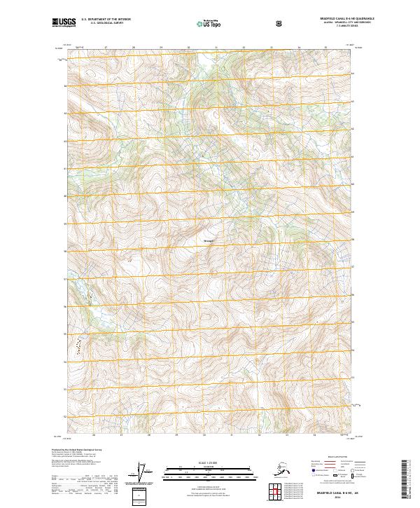 2024 Map of Bradfield Canal B-6 NE, 2024 Print