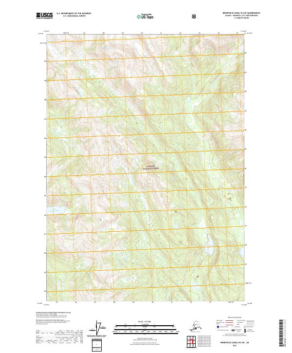 USGS Topographic Map – Bradfield Canal B-6 SE