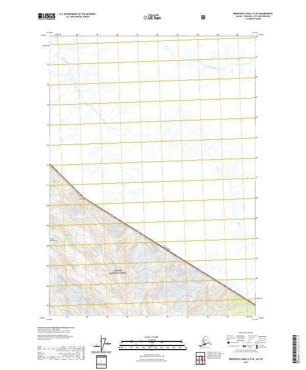 USGS Topographic Map – Bradfield Canal C-5 SE
