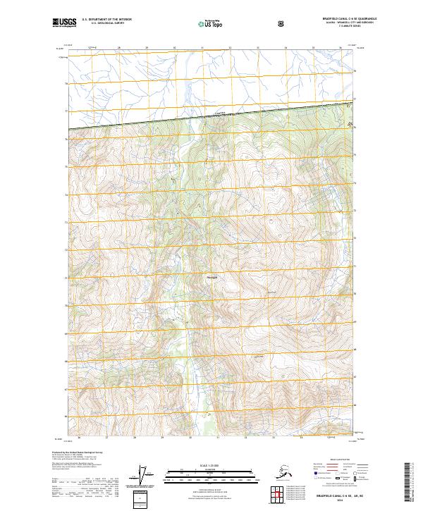 USGS Topographic Map – Bradfield Canal C-6 SE