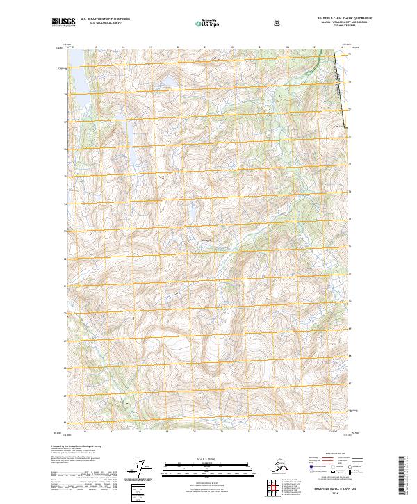 USGS Topographic Map – Bradfield Canal C-6 SW