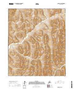 2017 Map of Candle A-1 SW, 2017 Print