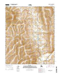 2014 Map of Candle A-4 SE, 2014 Print