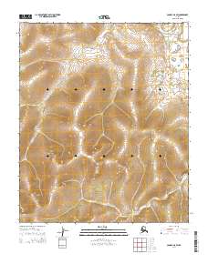 2014 Map of Candle A-5 SW, 2014 Print