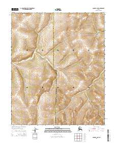 2015 Map of Candle B-1 NW, 2015 Print