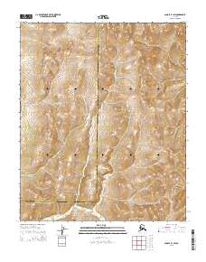 2015 Map of Candle B-1 SW, 2015 Print