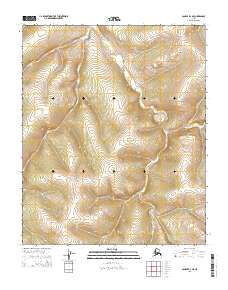 2015 Map of Candle B-2 NE, 2015 Print