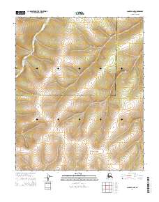 2014 Map of Candle B-2 NW, 2014 Print