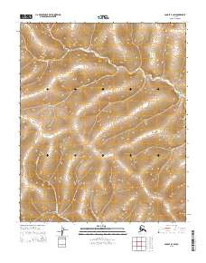 2015 Map of Candle B-2 SW, 2015 Print