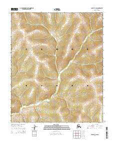 2014 Map of Candle B-3 SW, 2014 Print