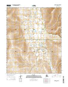 2014 Map of Candle B-4 NW, 2014 Print