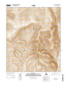 2014 Map of Candle B-4 SW, 2014 Print