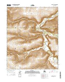 2015 Map of Candle D-1 NE, 2015 Print